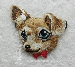 1A qualtiät`s Patch Applikation Hotfix Bügelbild süßer Chiahuahu