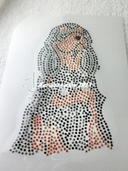 Bügelmotiv Hund Cavalier King Charles Spaniel Black and Tan 130823