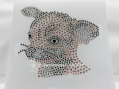 Hotfix Strass Bügelbild Chihuahua – Hundemotiv für Kleidung & Zuchtverein