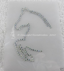Bügelbild Strass Pferd Springpferd-2 Farbwahl 110311 Bügelbild Strass Pferd Springpferd-2 Farbwahl 110311