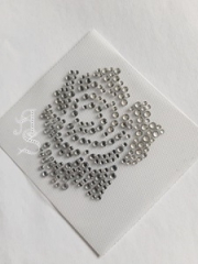 Hotfix Strass Bügelbild Motiv Strass-Design hübsche kleine Rose 130326 Hotfix Strass Bügelbild Motiv Strass-Design hübsche kleine Rose 130326