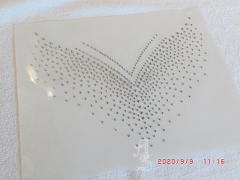 Hotfix Strass Bügelbild Motiv Applikation Ausschnitt 191101-2