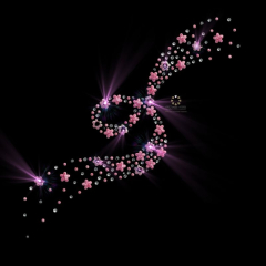 XXL Hotfix Strass Bügelbild, Strass Applikationen zum aufbügeln Ornament Ranke 230519