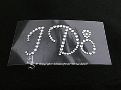 Aufkleber Strass Sticker Braut Schuhe Crystal  I Do